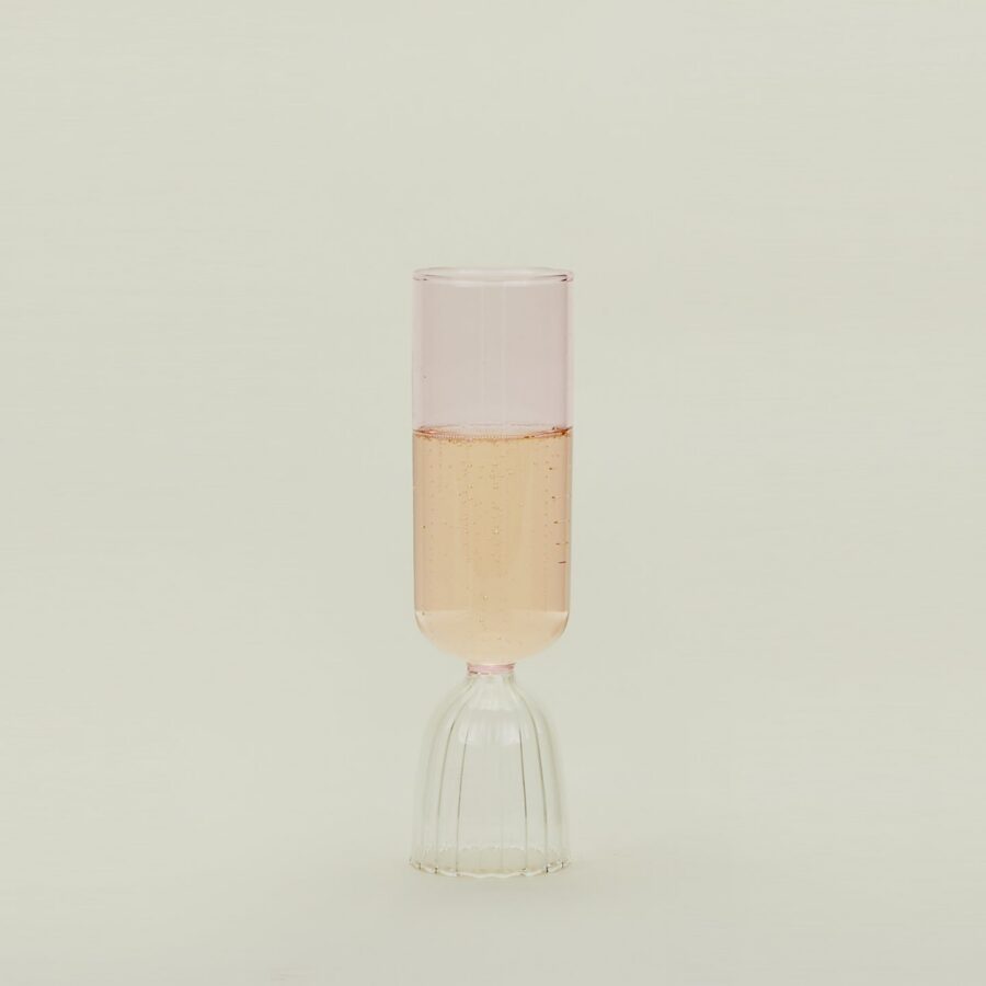 Sculpted Champagne Flute